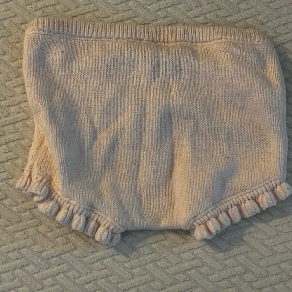 Janie & Jack Pink Knit Baby Bloomers 6-12 Months